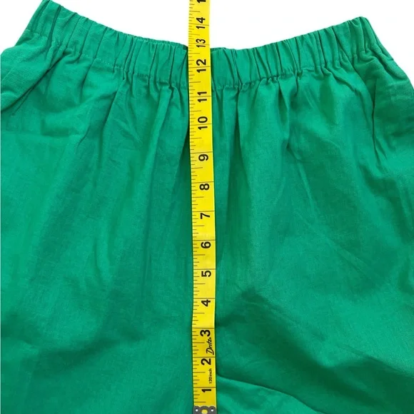 Commense Green Wide Leg Pants with Tie Waist - Picture 15 of 16